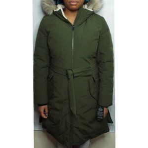 NWT Ralph Lauren Women’s Long Puffer green sz M